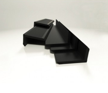 Уголок 60*30 для террасной доски ДПК Dimdeck, Черный